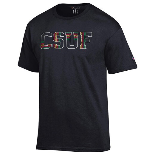 Champion CSUF Kente Tee - Black